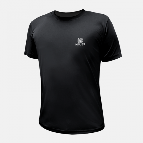 【團購商品,10件起做】NKUST簡約超細纖維排汗衫_黑 【團購商品,10件起做】NKUST簡約超細纖維排汗衫_黑